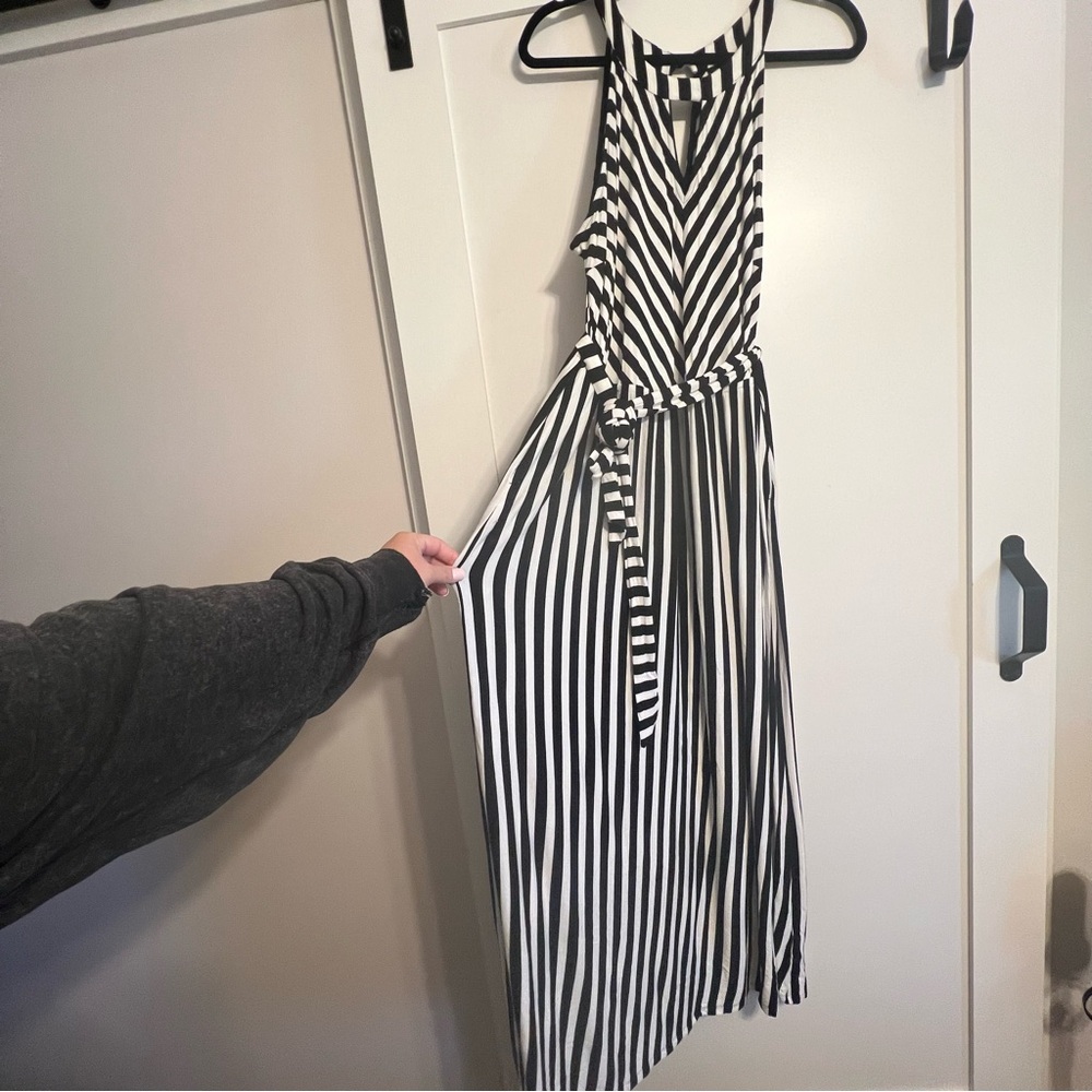 LANE BRYANT STRIPE MAXI DRESS
